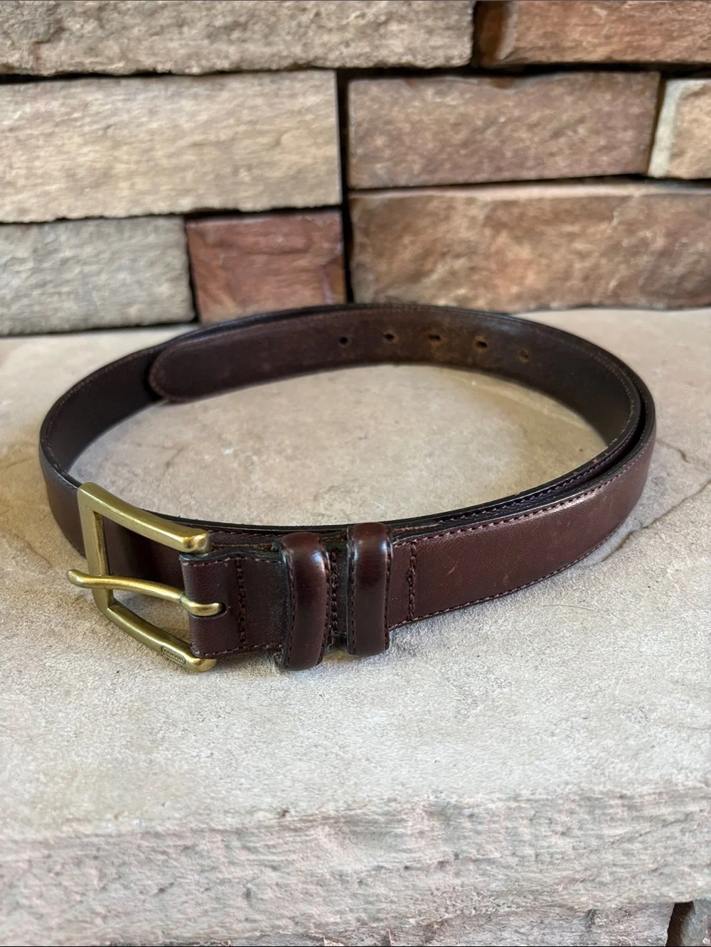 Coach brown leather